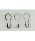 Pack de 25 sujeta puntos metal