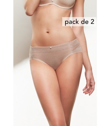 Pack de 2 braguitas Gisela en encaje