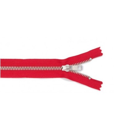 Cremallera diente metal Relámpago